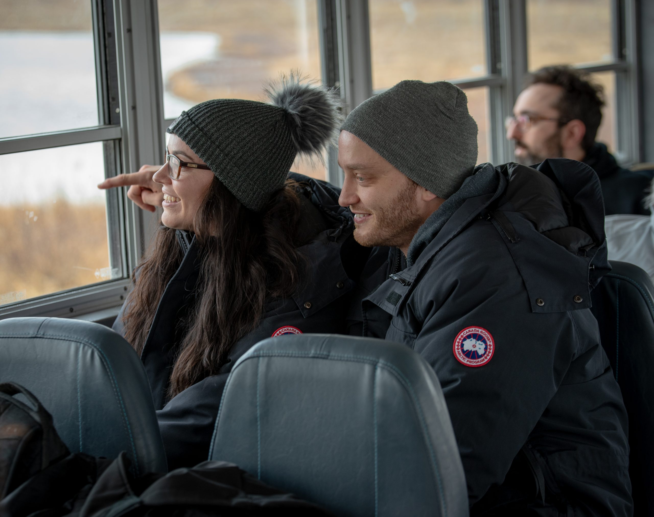 Crediting is required when using Frontiers North's photos. This means you have to credit both the photographer and Frontiers North Adventures using the following convention: © Photographer's Name/Frontiers North Adventures.
Image Caption:
Experience an intimate encounter with a wild polar bear from an authentic Tundra Buggy®. Tundra Buggies are furnished with dual-pane frost-free windows. Each day, we depart early and board our Tundra Buggies looking for polar bears and other wildlife out on the tundra. Enjoy picnic style lunches and refreshments while you are bear watching.